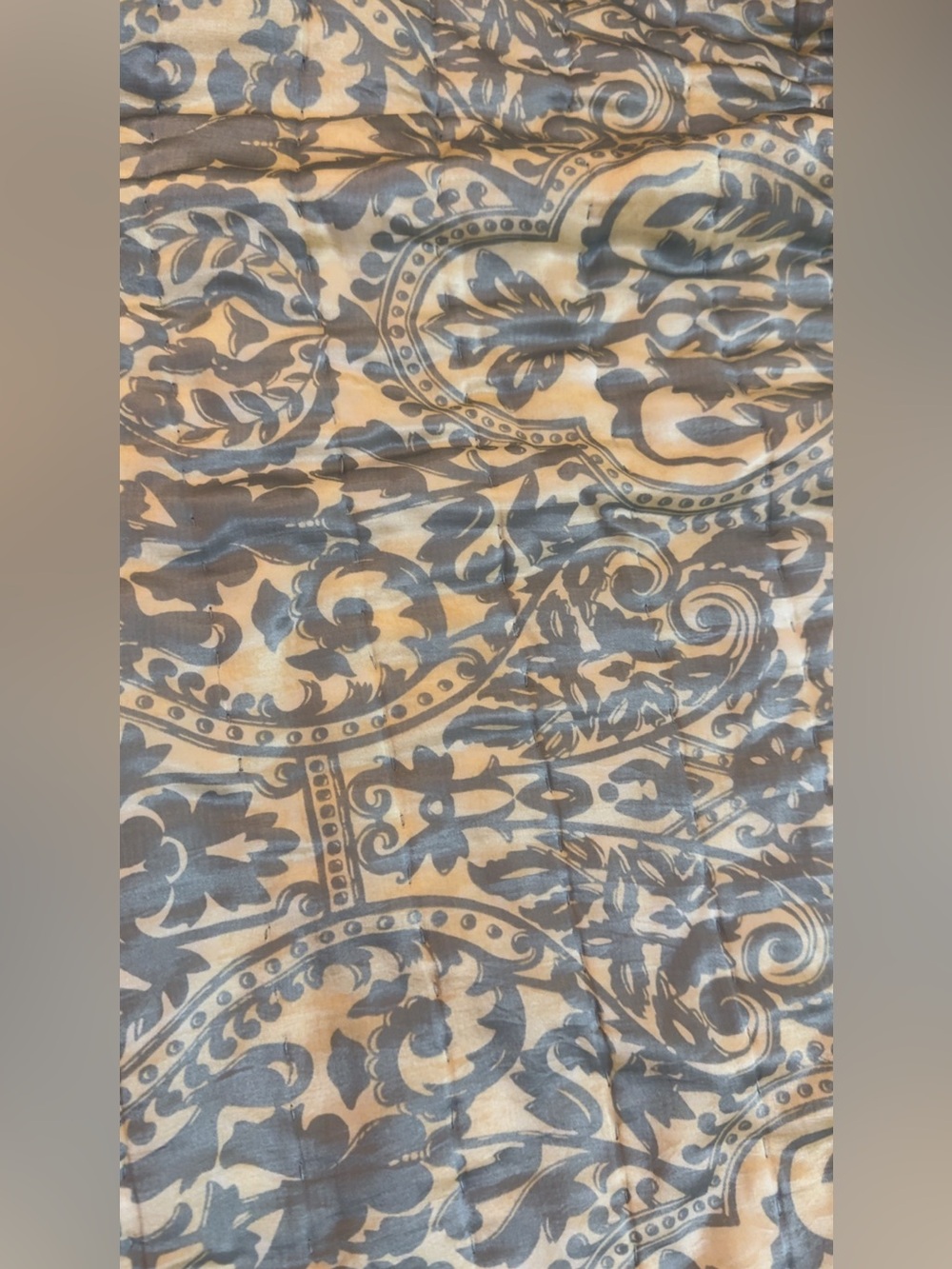 Pottery Barn Branded King Size Bed Quilt with blue colors